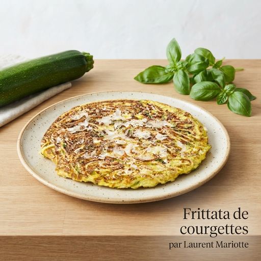 Frittata de courgettes par Laurent Mariotte