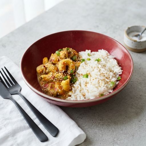 Curry de crevettes de Maumau
