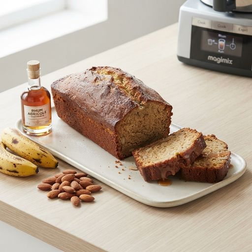 Island banana rum almond cake for Cook Expert