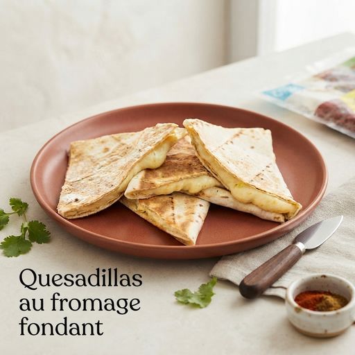 Melting Cheese Quesadillas