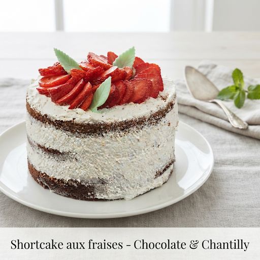 Shortcake aux fraises