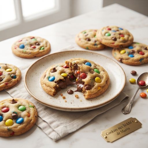 Maeva's M&M's Cookies