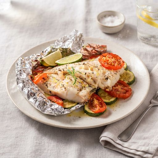 Cod loin in parchment paper (very simple)