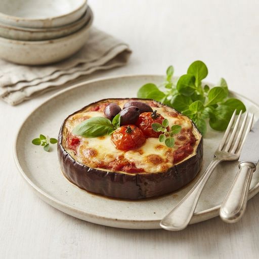 Frédéric's Mini Pizza-style Eggplant