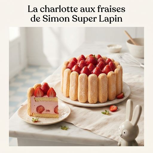 Simon Super Rabbit's Strawberry Charlotte