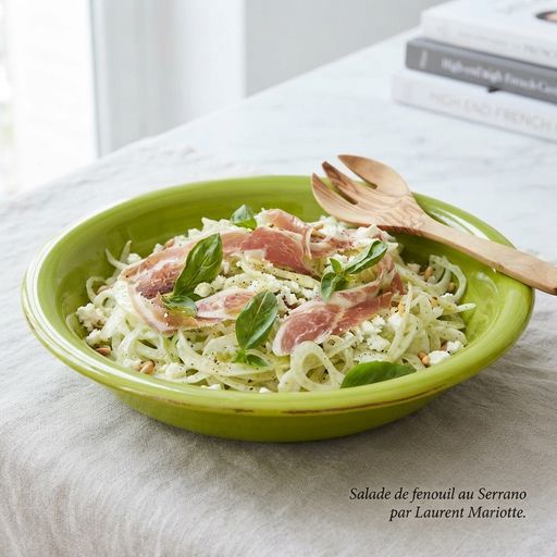 Fennel salad with Serrano ham by Laurent Mariotte