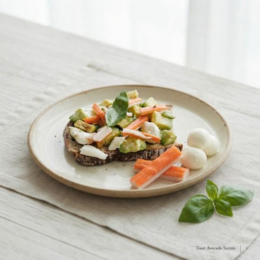Avocado Surimi Toast