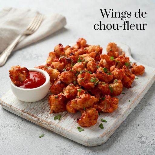 Cauliflower wings