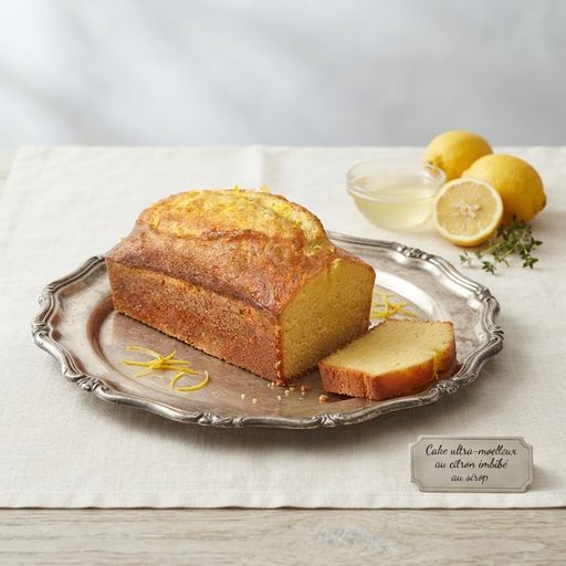 Ultra-moist lemon drizzle cake