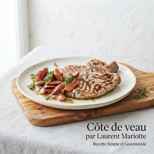 Veal chop by Laurent Mariotte