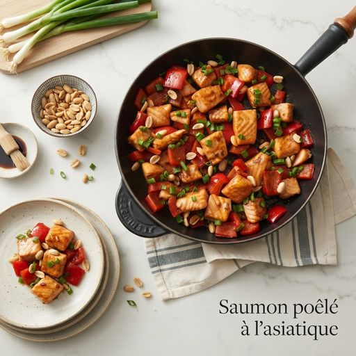 Asian-style pan-seared salmon