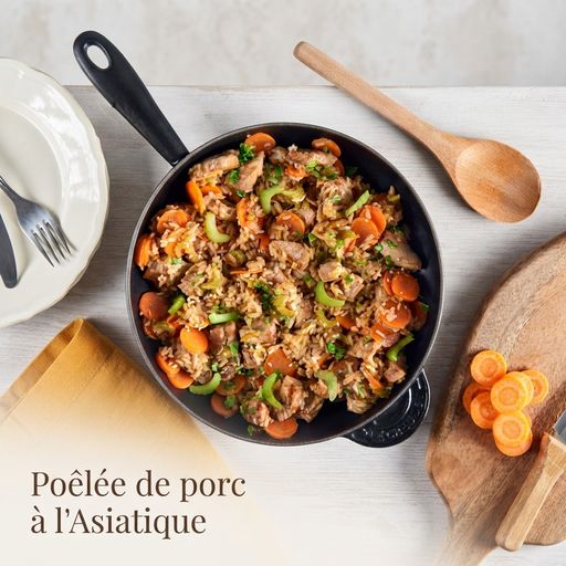 Asian-style pork stir-fry
