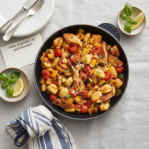 Mediterranean-style gnocchi pan-fry