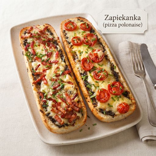 Zapiekanka (Polish pizza)