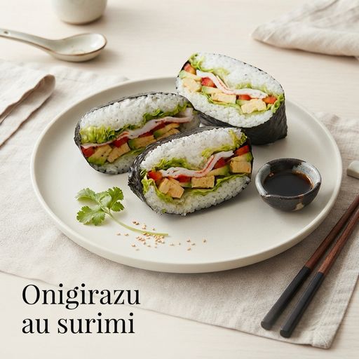Surimi Onigirazu
