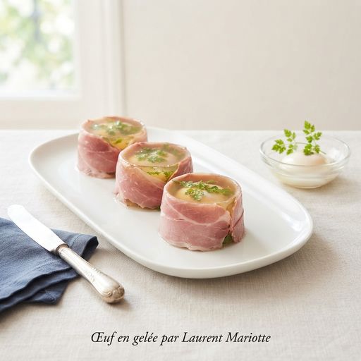 Eggs in Aspic by Laurent Mariotte